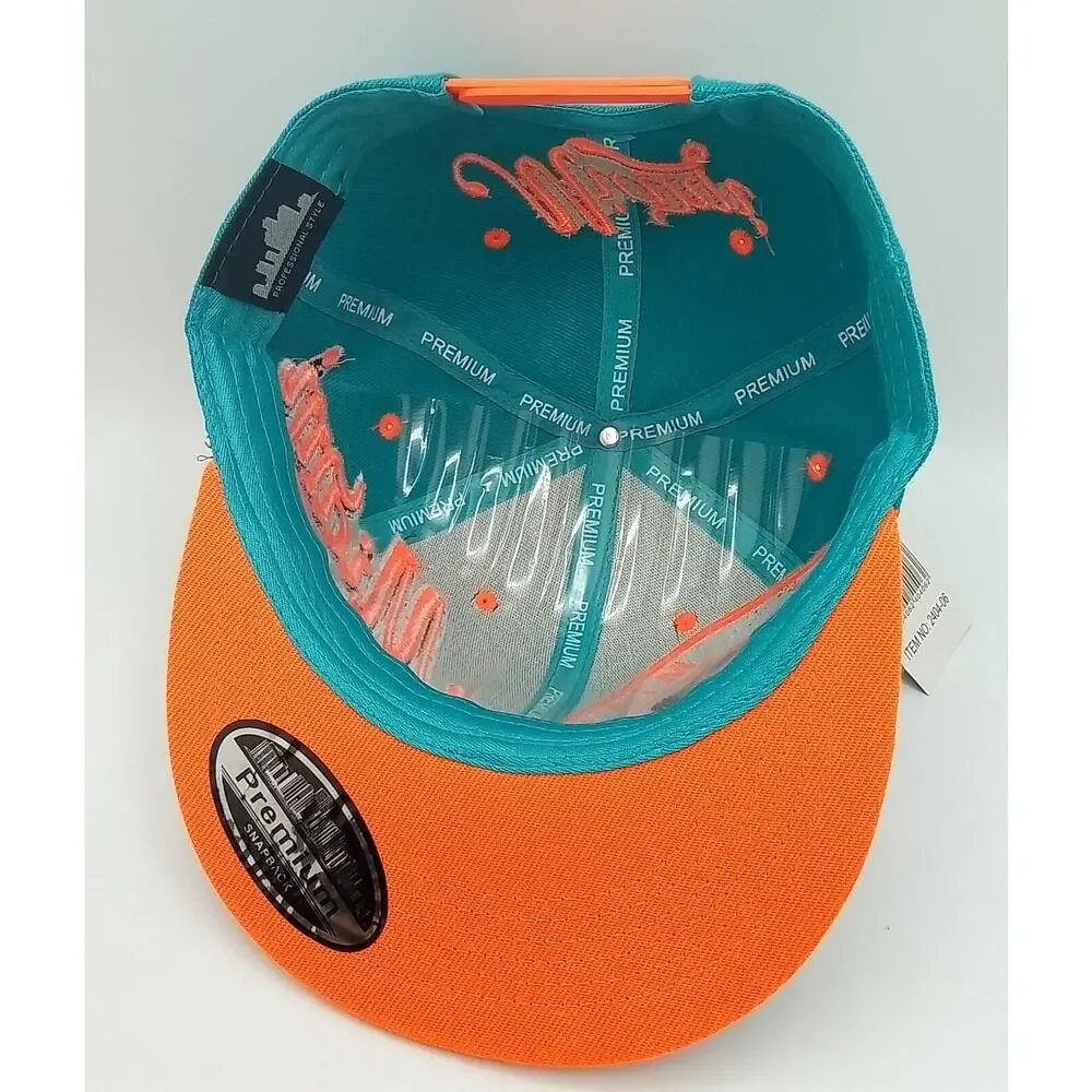 Miami Dolphins Football Premium Snapback Cap